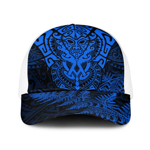 New Zealand Rugby All Blue Baseball Net Cap Silver Fern All Black Mix Ta Moko - Aussie Hoodie
