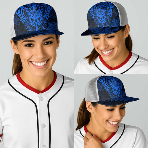 New Zealand Rugby All Blue Baseball Net Cap Silver Fern All Black Mix Ta Moko - Aussie Hoodie