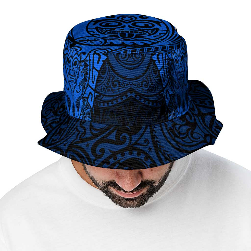 New Zealand Rugby All Blue Bucket Hat Silver Fern All Black Mix Ta Moko LT09