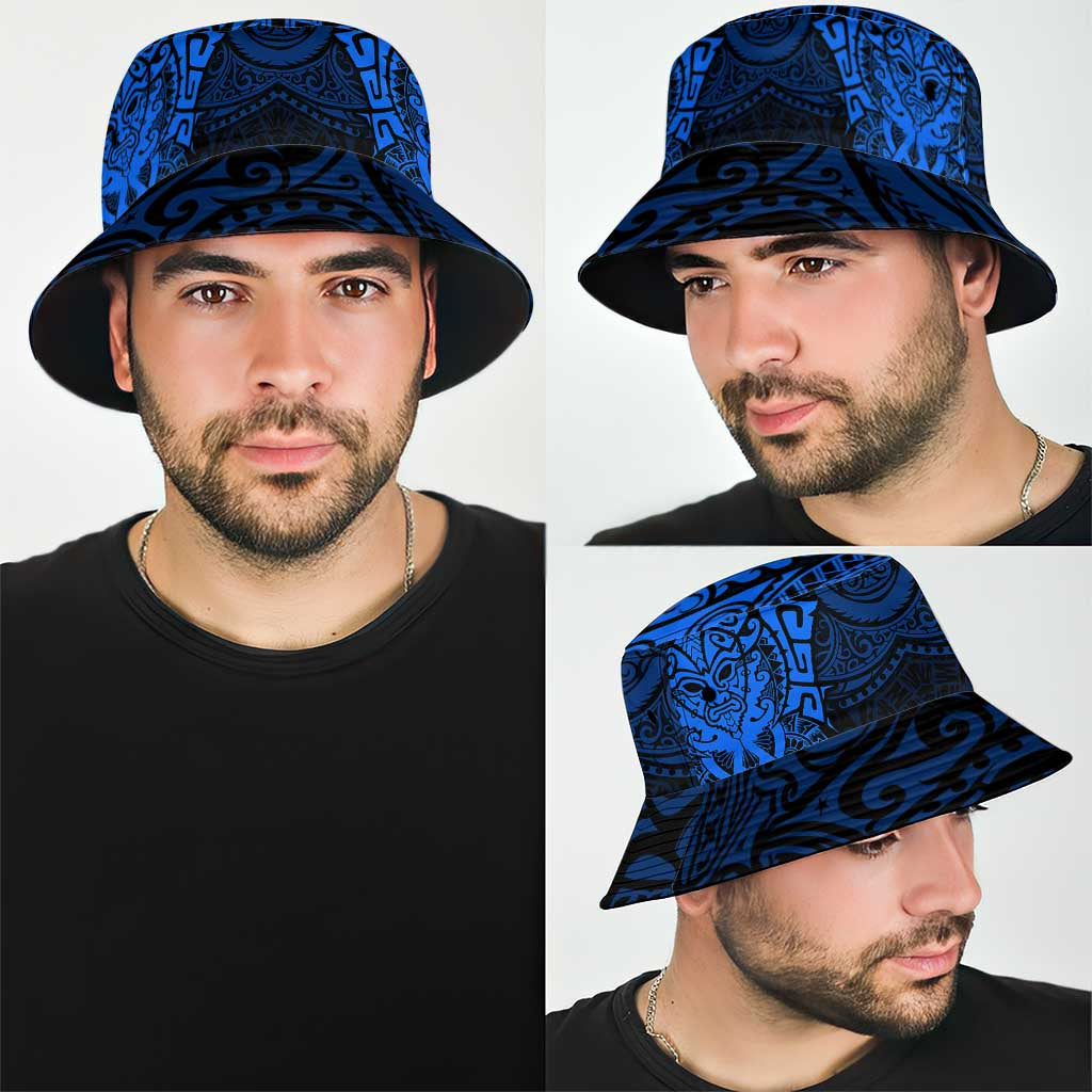 New Zealand Rugby All Blue Bucket Hat Silver Fern All Black Mix Ta Moko LT09