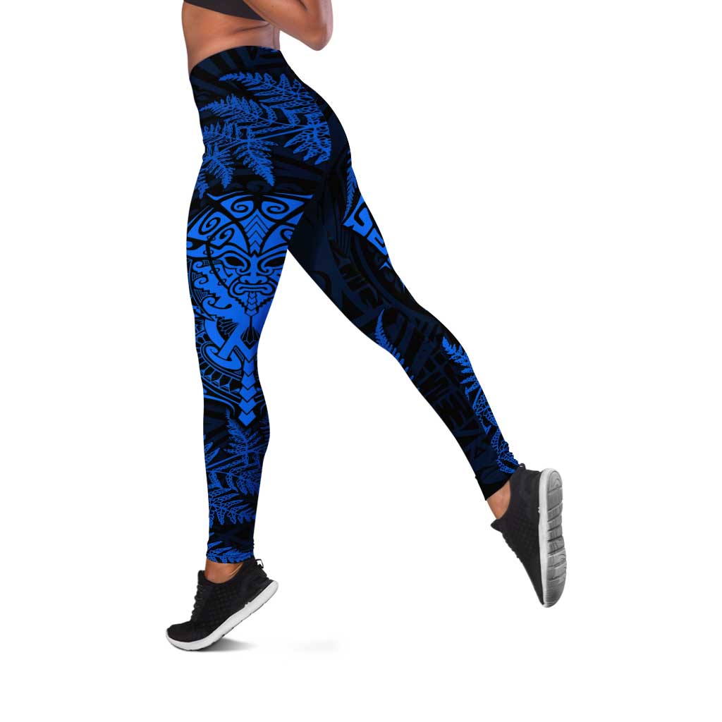 New Zealand Rugby All Blue Leggings Silver Fern All Black Mix Ta Moko