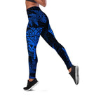New Zealand Rugby All Blue Leggings Silver Fern All Black Mix Ta Moko