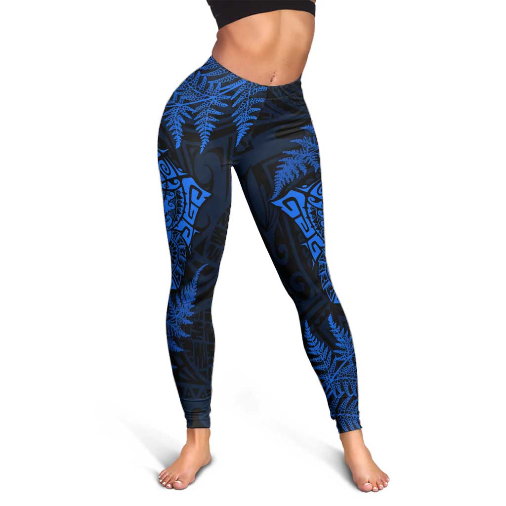 New Zealand Rugby All Blue Leggings Silver Fern All Black Mix Ta Moko