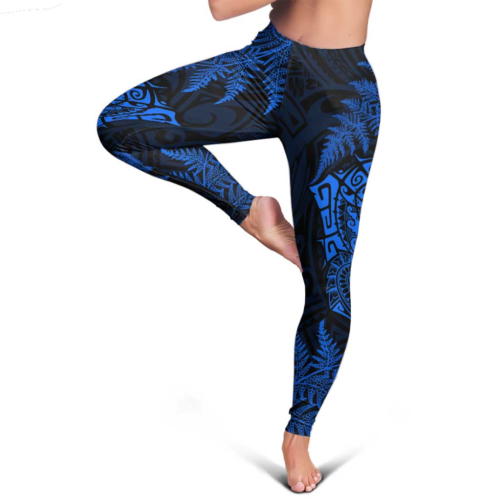 New Zealand Rugby All Blue Leggings Silver Fern All Black Mix Ta Moko