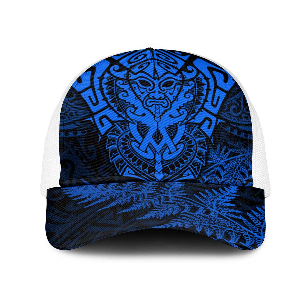 New Zealand Rugby All Blue Mesh Trucker Cap Silver Fern All Black Mix Ta Moko - Aussie Hoodie