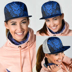 New Zealand Rugby All Blue Mesh Trucker Cap Silver Fern All Black Mix Ta Moko - Aussie Hoodie