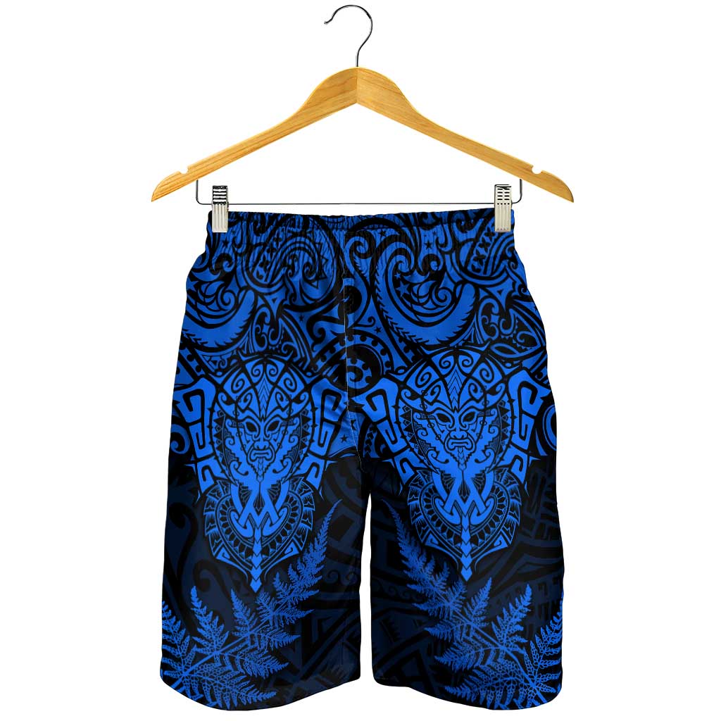 New Zealand Rugby All Blue Shorts for Men Silver Fern All Black Mix Ta Moko