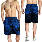 New Zealand Rugby All Blue Shorts for Men Silver Fern All Black Mix Ta Moko