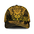 New Zealand Rugby All Gold Classic Cap Silver Fern All Black Mix Ta Moko LT09
