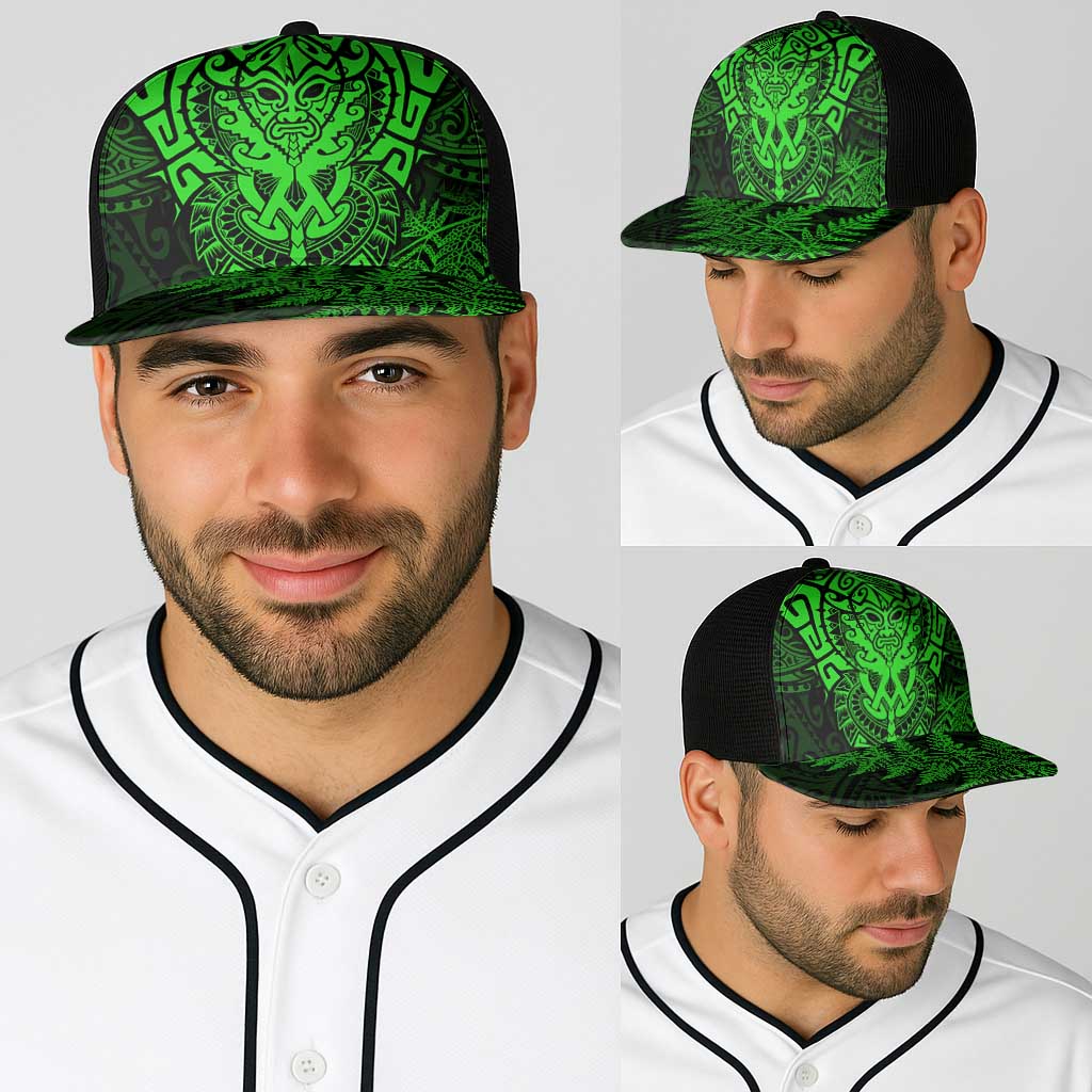 New Zealand Rugby All Green Baseball Net Cap Silver Fern All Black Mix Ta Moko - Aussie Hoodie