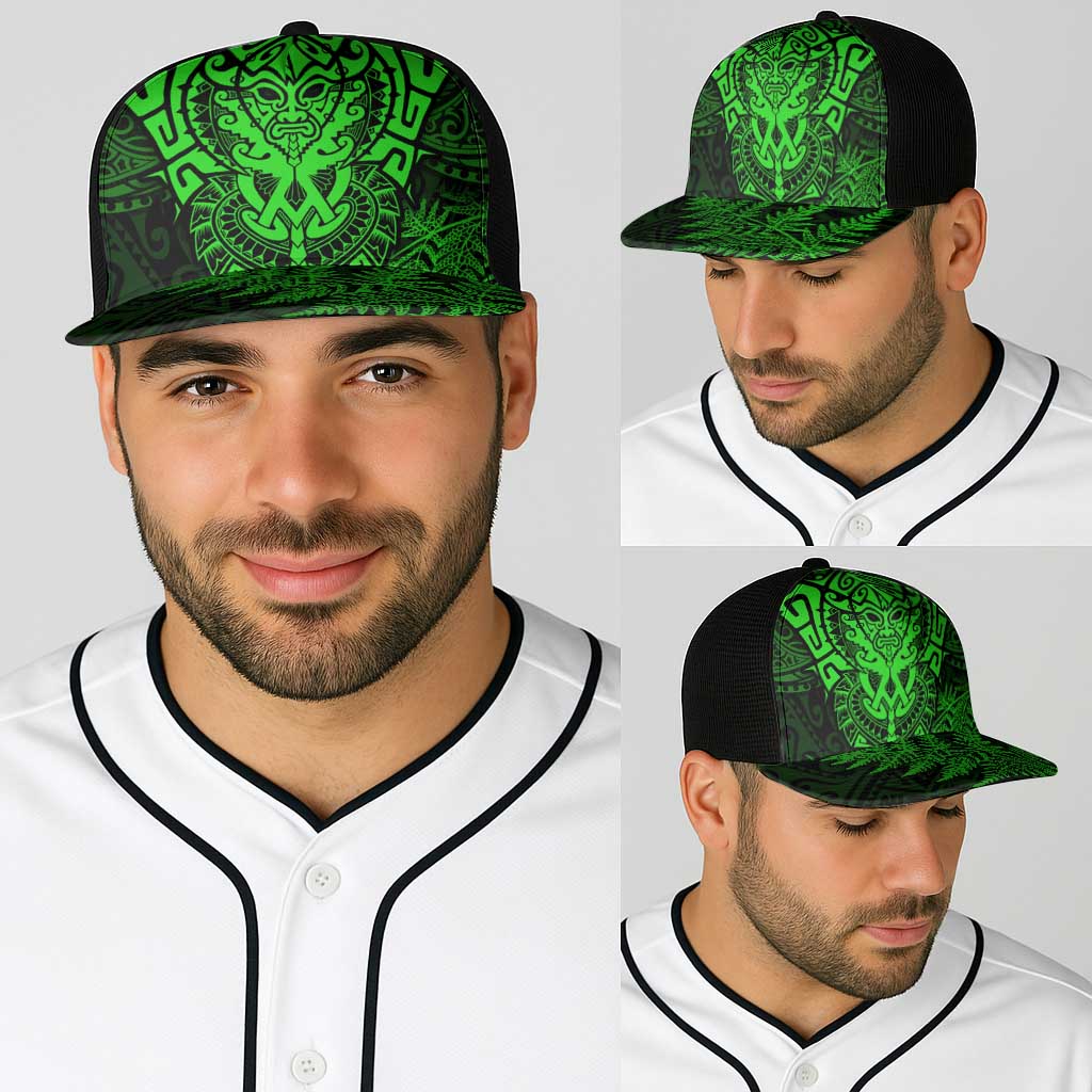 New Zealand Rugby All Green Baseball Net Cap Silver Fern All Black Mix Ta Moko - Aussie Hoodie