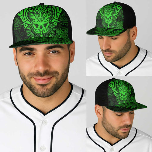 New Zealand Rugby All Green Baseball Net Cap Silver Fern All Black Mix Ta Moko - Aussie Hoodie