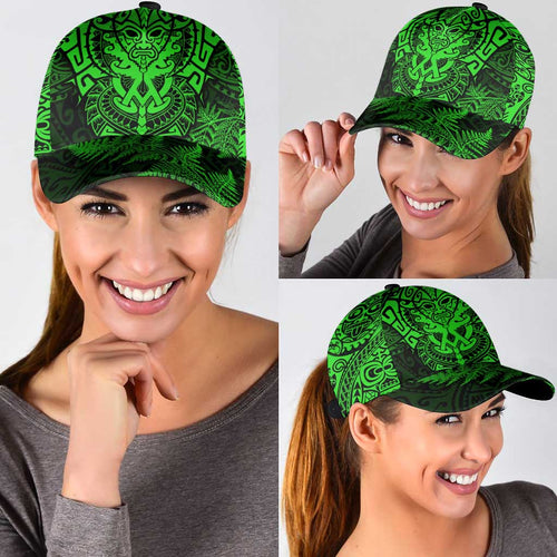 New Zealand Rugby All Green Classic Cap Silver Fern All Black Mix Ta Moko LT09