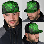 New Zealand Rugby All Green Mesh Trucker Cap Silver Fern All Black Mix Ta Moko - Aussie Hoodie