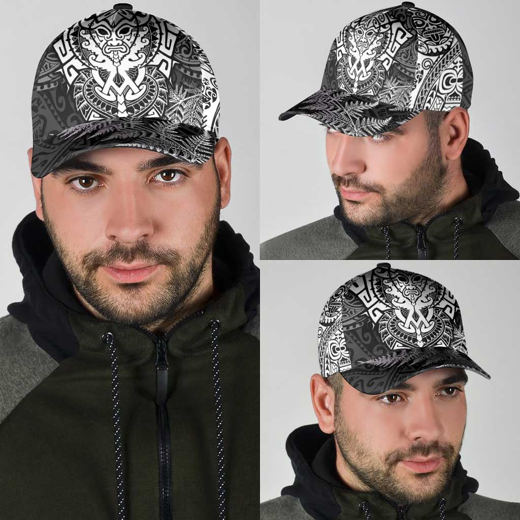 New Zealand Rugby All White Classic Cap Silver Fern All Black Mix Ta Moko LT09