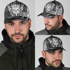 New Zealand Rugby All White Classic Cap Silver Fern All Black Mix Ta Moko LT09