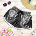 New Zealand Rugby All White Shorts for Women Silver Fern All Black Mix Ta Moko