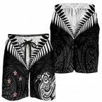New Zealand Shorts for Men Aotearoa Maori Kiwi Black Fern - Aussie Hoodie