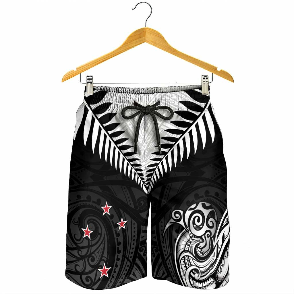 New Zealand Shorts for Men Aotearoa Maori Kiwi Black Fern - Aussie Hoodie