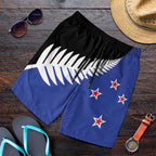 New Zealand Shorts for Men National Flag Style - Aussie Hoodie
