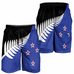 New Zealand Shorts for Men National Flag Style - Aussie Hoodie