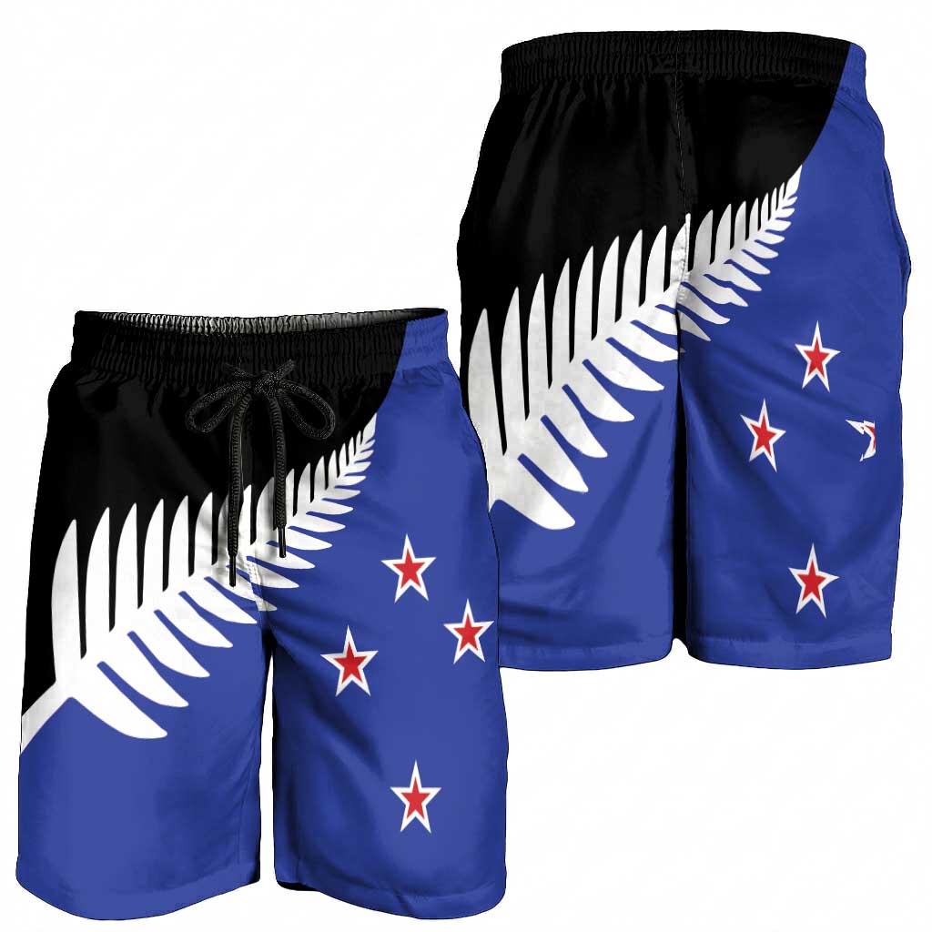 New Zealand Shorts for Men National Flag Style - Aussie Hoodie