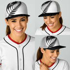 New Zealand Silver Fern Rugby Baseball Net Cap All Black Go Champions Maori Pattern - Aussie Hoodie