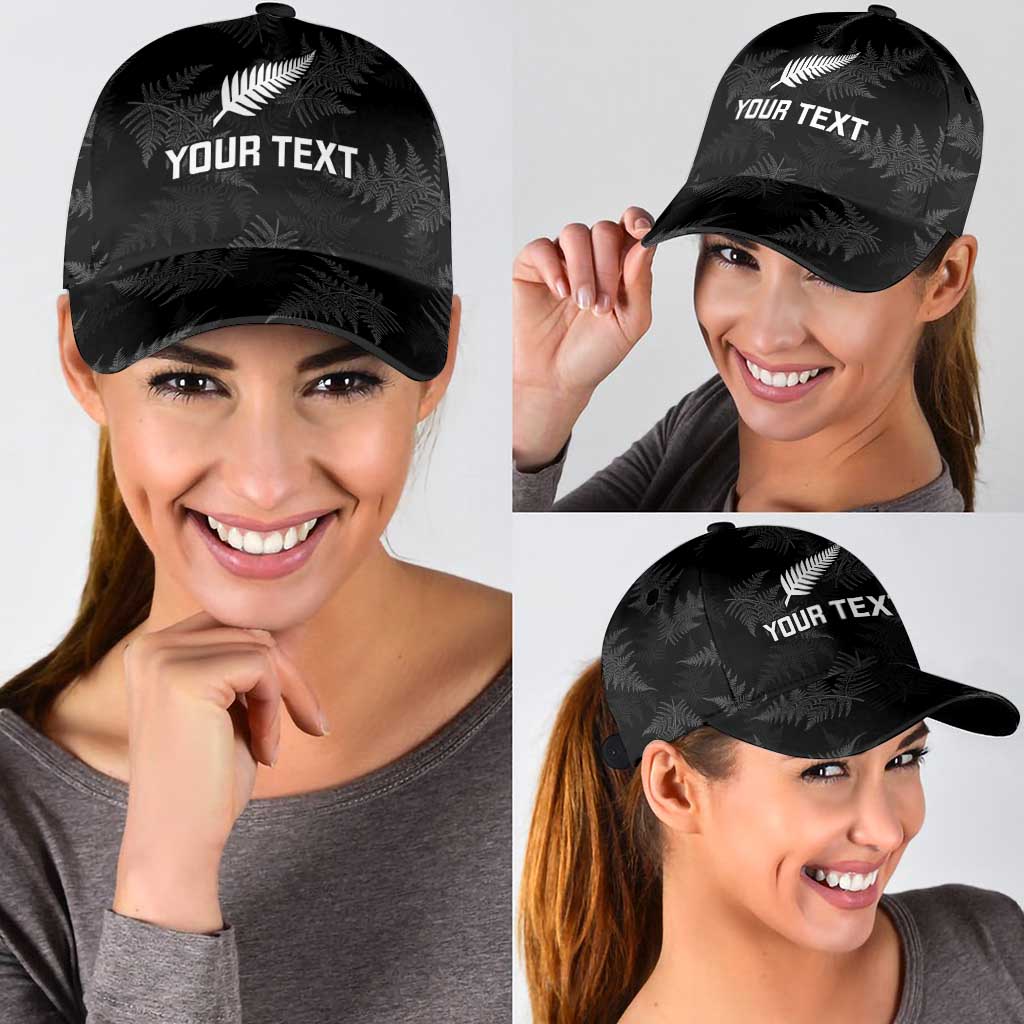 New Zealand Silver Fern Rugby Custom Classic Cap Go Aotearoa Champions World Cup LT14
