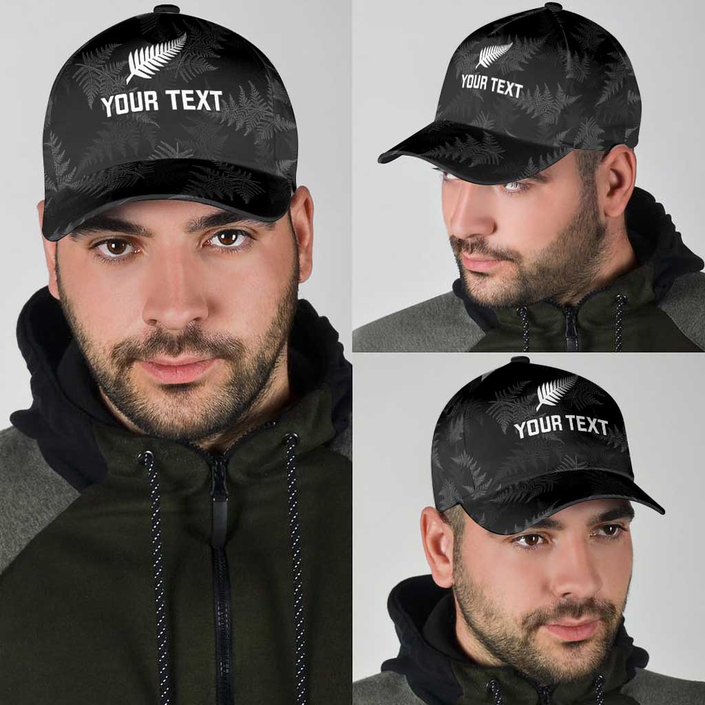 New Zealand Silver Fern Rugby Custom Classic Cap Go Aotearoa Champions World Cup LT14