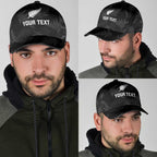 New Zealand Silver Fern Rugby Custom Classic Cap Go Aotearoa Champions World Cup LT14