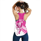 New Zealand Silver Fern Rugby Custom Women Racerback Tank Go All Black Maori Pink Version - Aussie Hoodie