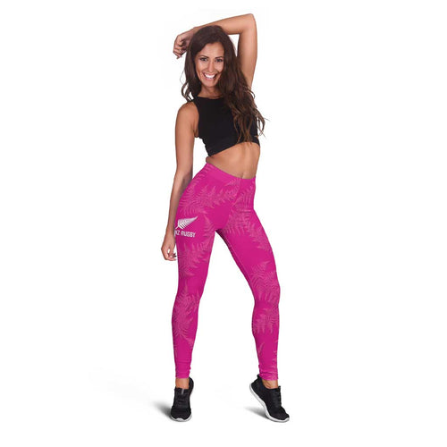 New Zealand Silver Fern Rugby Leggings Go Aotearoa Champions World Cup Pink - Aussie Hoodie