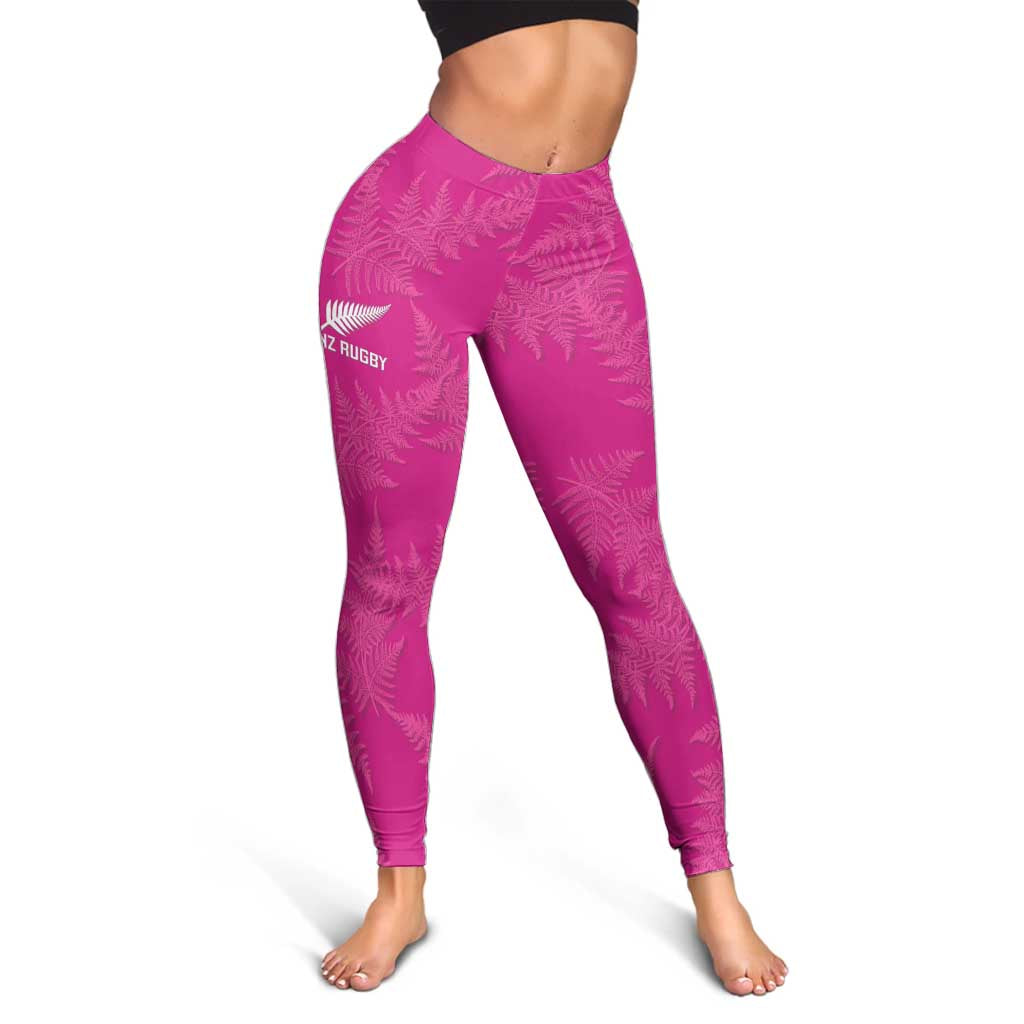 New Zealand Silver Fern Rugby Leggings Go Aotearoa Champions World Cup Pink - Aussie Hoodie