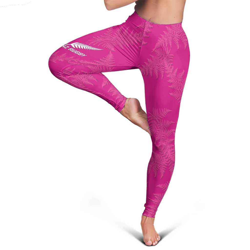 New Zealand Silver Fern Rugby Leggings Go Aotearoa Champions World Cup Pink - Aussie Hoodie