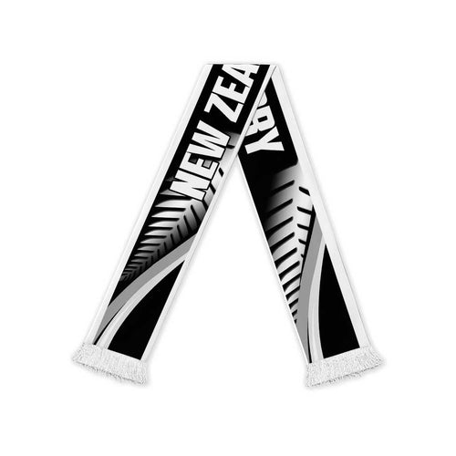 New Zealand Silver Fern Rugby Ruffneck Scarf Go All Black