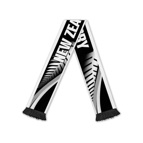 New Zealand Silver Fern Rugby Ruffneck Scarf Go All Black