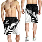 New Zealand Silver Fern Rugby Shorts for Men All Black Go Champions Maori Pattern - Aussie Hoodie