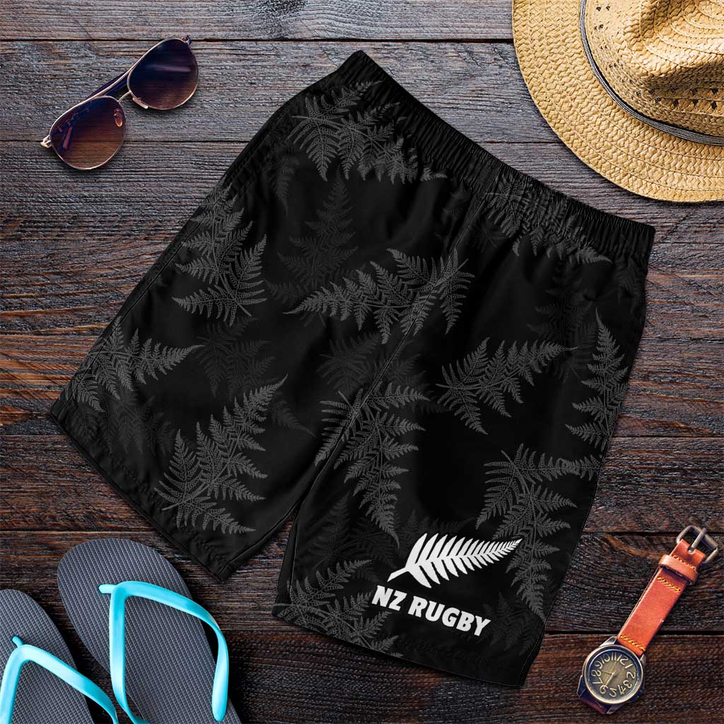 New Zealand Silver Fern Rugby Shorts for Men Go Aotearoa Champions World Cup - Aussie Hoodie