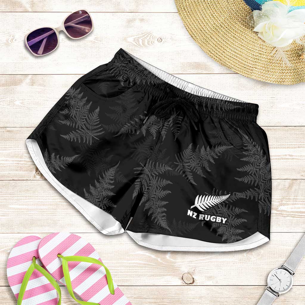 New Zealand Silver Fern Rugby Shorts for Women Go Aotearoa Champions World Cup - Aussie Hoodie