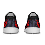 New Zealand Taiaha Maori Low Sneakers Whero Minimalist Silver Fern Tukutuku Motif