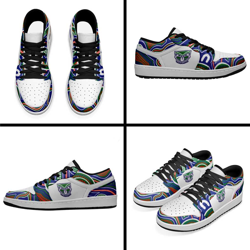 New Zealand Warriors 2026 Rugby Low Sneakers Aboriginal Art