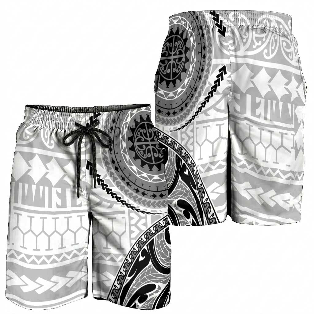 New Zealand White Maori Koru Simple Style Shorts for Men