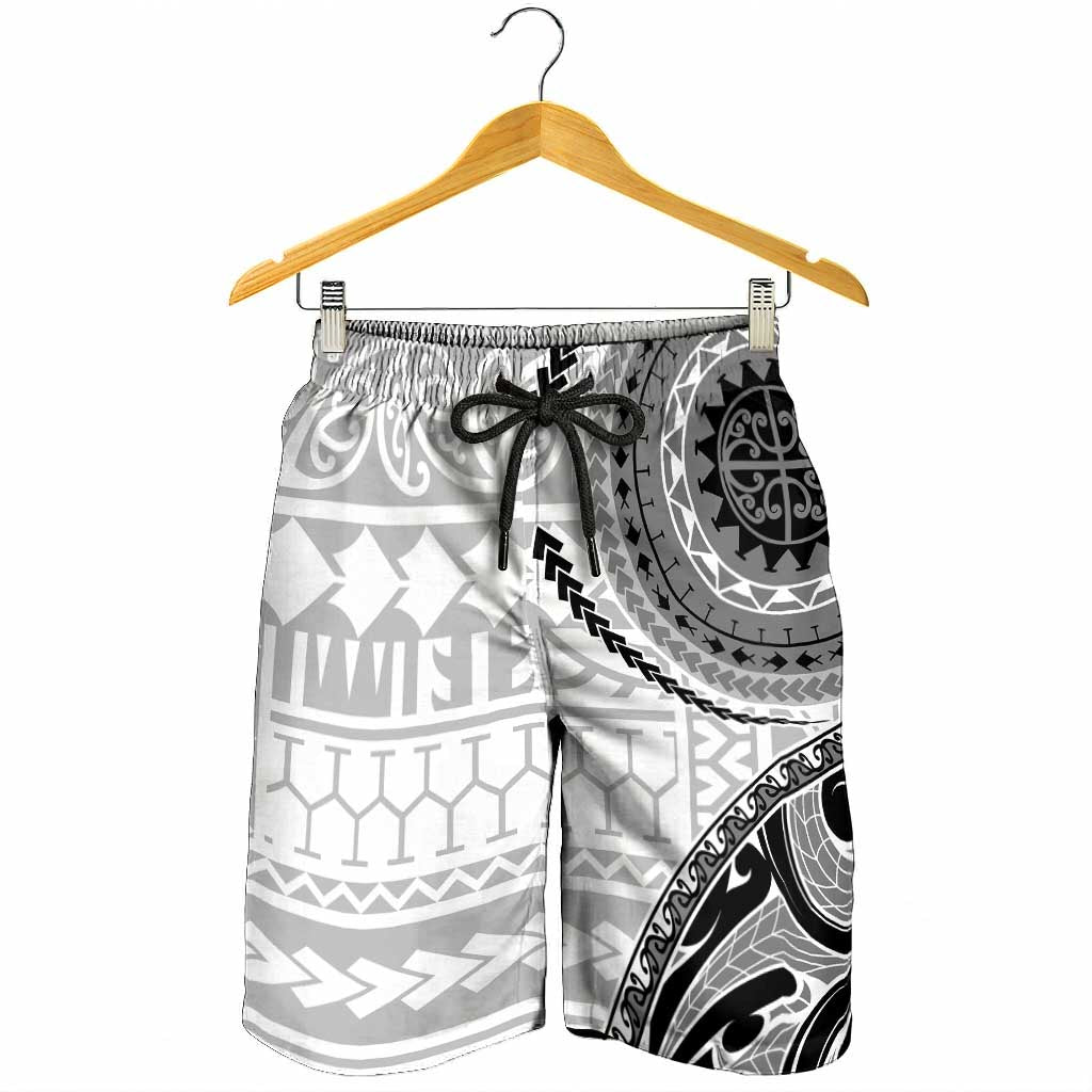 New Zealand White Maori Koru Simple Style Shorts for Men