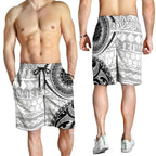 New Zealand White Maori Koru Simple Style Shorts for Men