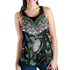 New Zealand Women Racerback Tank Maori Rugby Tattoo Papua Shell - Aussie Hoodie