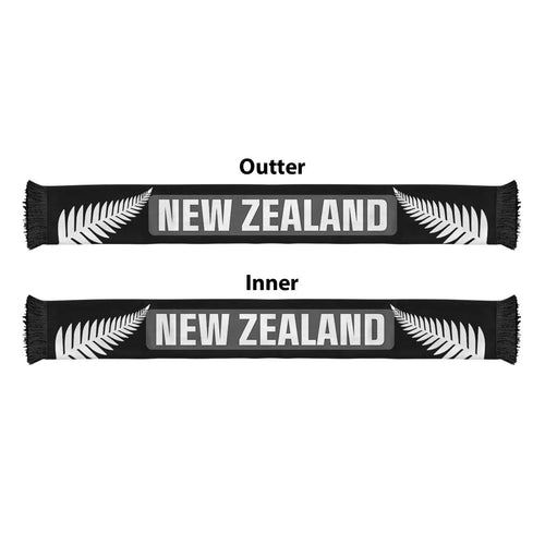 New Zealand World Football 2026 Soccer Scarf National Pride Never Stops