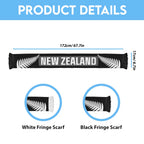 New Zealand World Football 2026 Soccer Scarf National Pride Never Stops