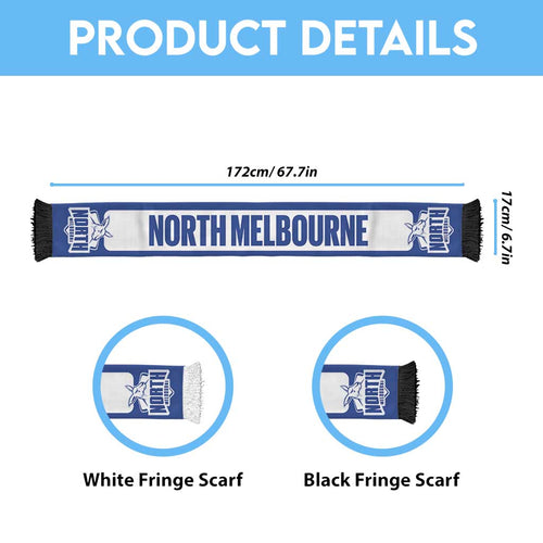 North Melbourne Football Personalised Ruffneck Scarf 2026 Go Champions