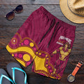 NRL Broncos Rugby Shorts for Men Premiers Trophy Carn The Bronx - Aussie Hoodie