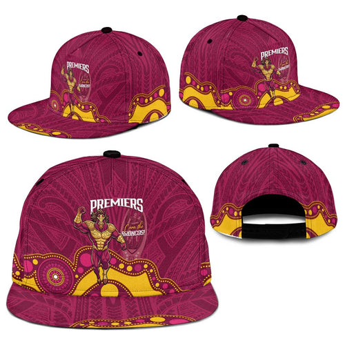 NRL Broncos Rugby Snapback Cap Premiers Trophy Carn The Bronx - Aussie Hoodie